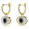 Symbolica-Ohrringe «Evil Eye», blau, vergoldet Symbolica-Ohrringe «Evil Eye», blau, vergoldet