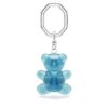 Teddy-Schlüsselanhänger, blau, rhodiniert Teddy-Schlüsselanhänger, blau, rhodiniert