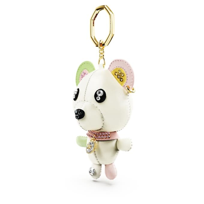 Teddy-Taschenanhänger, mehrfarbig, goldfarben plattiert Teddy-Taschenanhänger, mehrfarbig, goldfarben plattiert