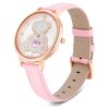 Teddy-Uhr Swiss Made, Lederarmband, rosa, roségoldfarben Teddy-Uhr Swiss Made, Lederarmband, rosa, roségoldfarben