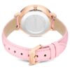 Teddy-Uhr Swiss Made, Lederarmband, rosa, roségoldfarben Teddy-Uhr Swiss Made, Lederarmband, rosa, roségoldfarben