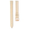 Uhrenarmband 12 mm (0.47″) breit, Leder, beige, roségoldfarben Uhrenarmband 12 mm (0.47″) breit, Leder, beige, roségoldfarben