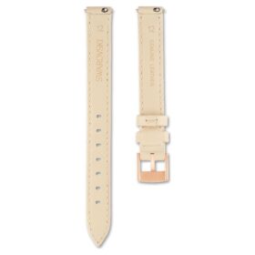 Uhrenarmband 12 mm (0.47″) breit, Leder, beige, roségoldfarben Uhrenarmband 12 mm (0.47″) breit, Leder, beige, roségoldfarben