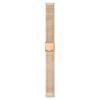 Uhrenarmband, 13 mm (0.51″) breit, Metall, roségoldfarben, roségoldfarbene Oberfläche