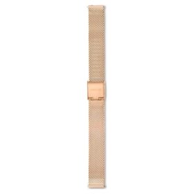 Uhrenarmband, 13 mm (0.51″) breit, Metall, roségoldfarben, roségoldfarbene Oberfläche
