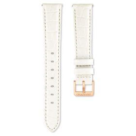 Uhrenarmband 16 mm (0.63″) breit, Lederarmband, weiss