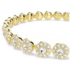 Una Angelic Armband mit Rundschliff, weiss, goldfarben plattiert Una Angelic Armband mit Rundschliff, weiss, goldfarben plattiert