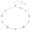 Una Angelic Halskette mit rundgeschliffenen, doppelseitigen Motiven, weiss, rhodiniert Una Angelic Halskette mit rundgeschliffenen, doppelseitigen Motiven, weiss, rhodiniert