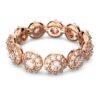 Una Angelic Ring, Rundschliff, weiss, roségoldfarben plattiert Una Angelic Ring, Rundschliff, weiss, roségoldfarben plattiert