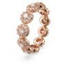 Una Angelic Ring, Rundschliff, weiss, roségoldfarben plattiert Una Angelic Ring, Rundschliff, weiss, roségoldfarben plattiert