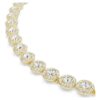 Una Angelic Set (3-teilig), Rundschliff, weiss, goldfarben plattiert Una Angelic Set (3-teilig), Rundschliff, weiss, goldfarben plattiert