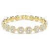 Una Angelic Set (3-teilig), Rundschliff, weiss, goldfarben plattiert Una Angelic Set (3-teilig), Rundschliff, weiss, goldfarben plattiert