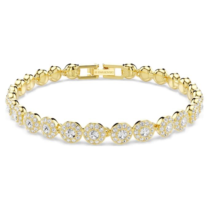 Una Angelic Set, runder Schliff, weiss, vergoldet Una Angelic Set, runder Schliff, weiss, vergoldet