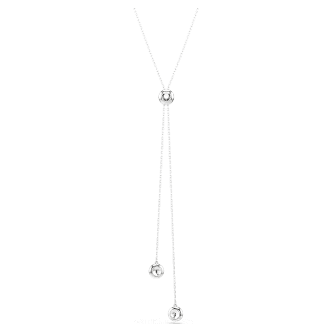 Una Angelic Y-Anhänger mit Rundschliff, weiss, rhodiniert Una Angelic Y-Anhänger mit Rundschliff, weiss, rhodiniert