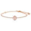 Una-Armreif «Clover», rosa, roségoldfarben plattiert Una-Armreif «Clover», rosa, roségoldfarben plattiert
