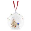 Weihnachtskugel «Holiday Cheers» mit Baum und Schneemann