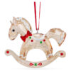 Weihnachtsstimmung: Lebkuchen-Schaukelpferd-Ornament Weihnachtsstimmung: Lebkuchen-Schaukelpferd-Ornament