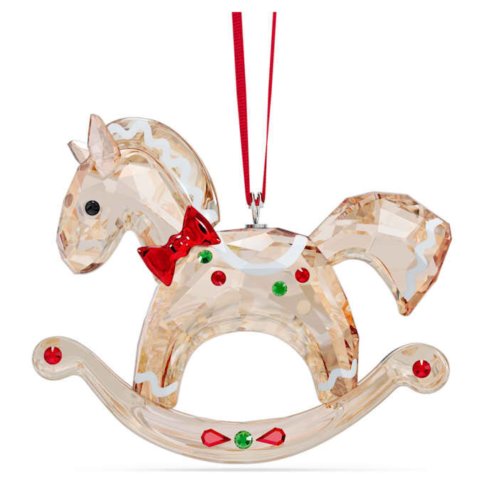 Weihnachtsstimmung: Lebkuchen-Schaukelpferd-Ornament Weihnachtsstimmung: Lebkuchen-Schaukelpferd-Ornament