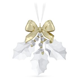 Weihnachtszauber-Ornament mit Stechpalmenblättern